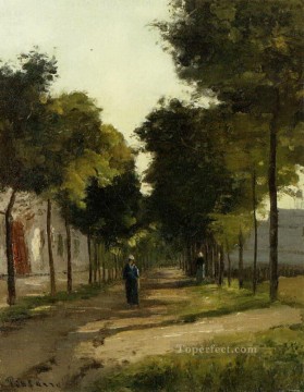  Camino Obras - el camino 1 Camille Pissarro